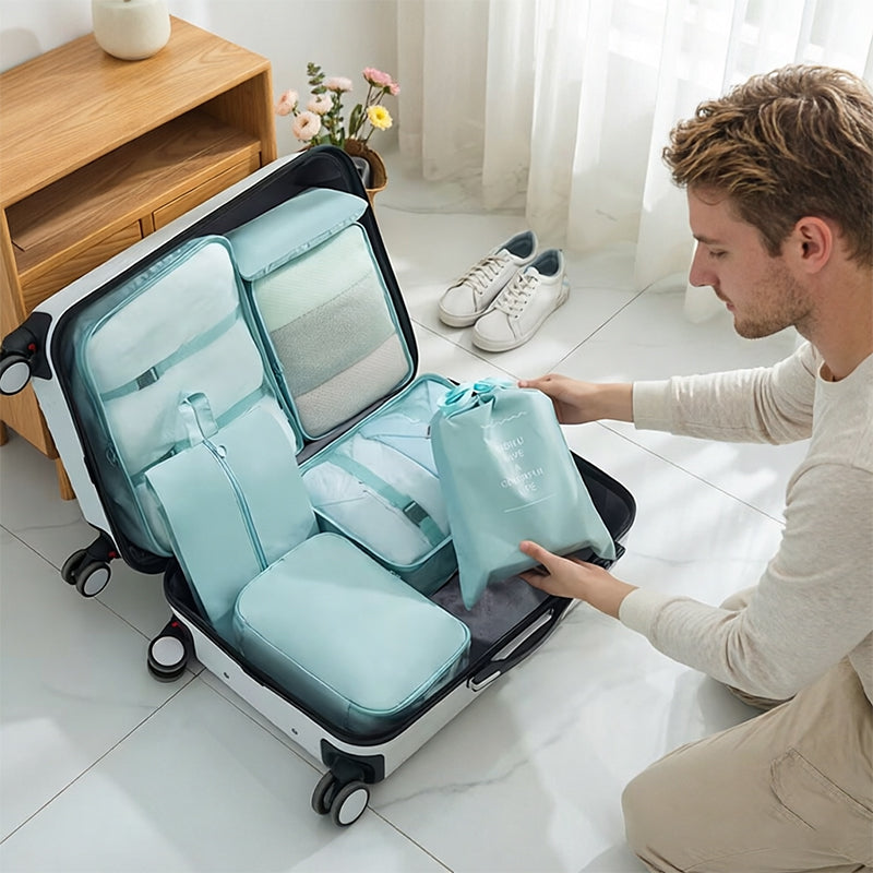 TravelEase™ 7-Piece Packing Cube Set